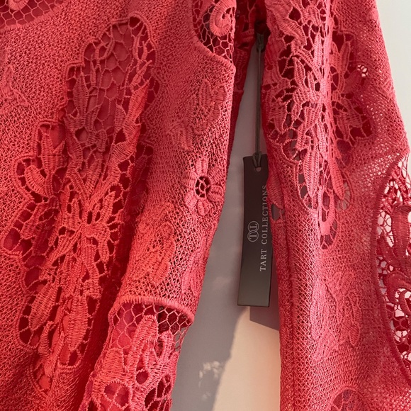 Tarte Lace Overlay Romper XS NWT - Picture 3 of 4